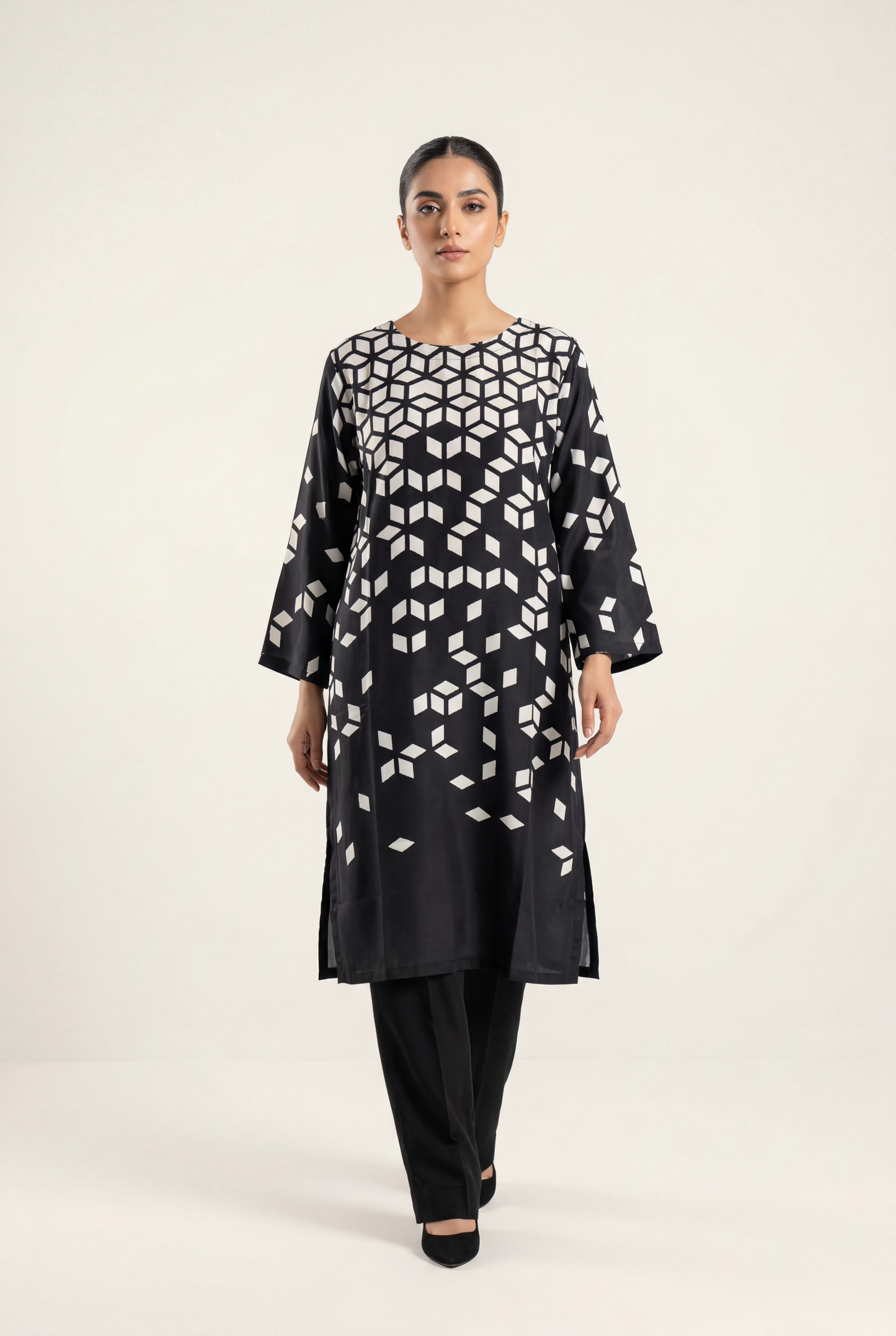 Bandhan Multi Long Shirt 2-Piece - AI Photo