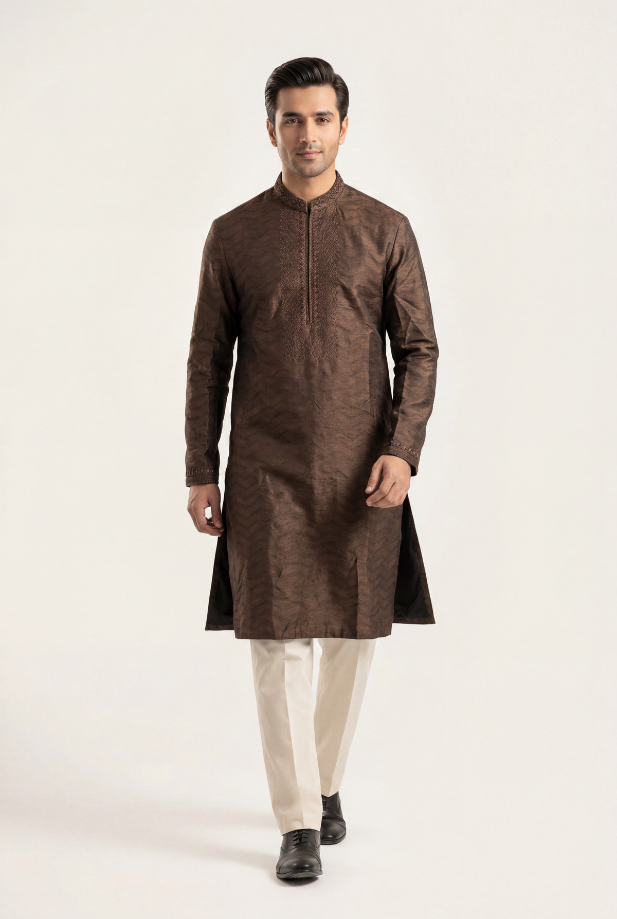 J. Brown Sherwani 1-Piece - Men's - AI Photo
