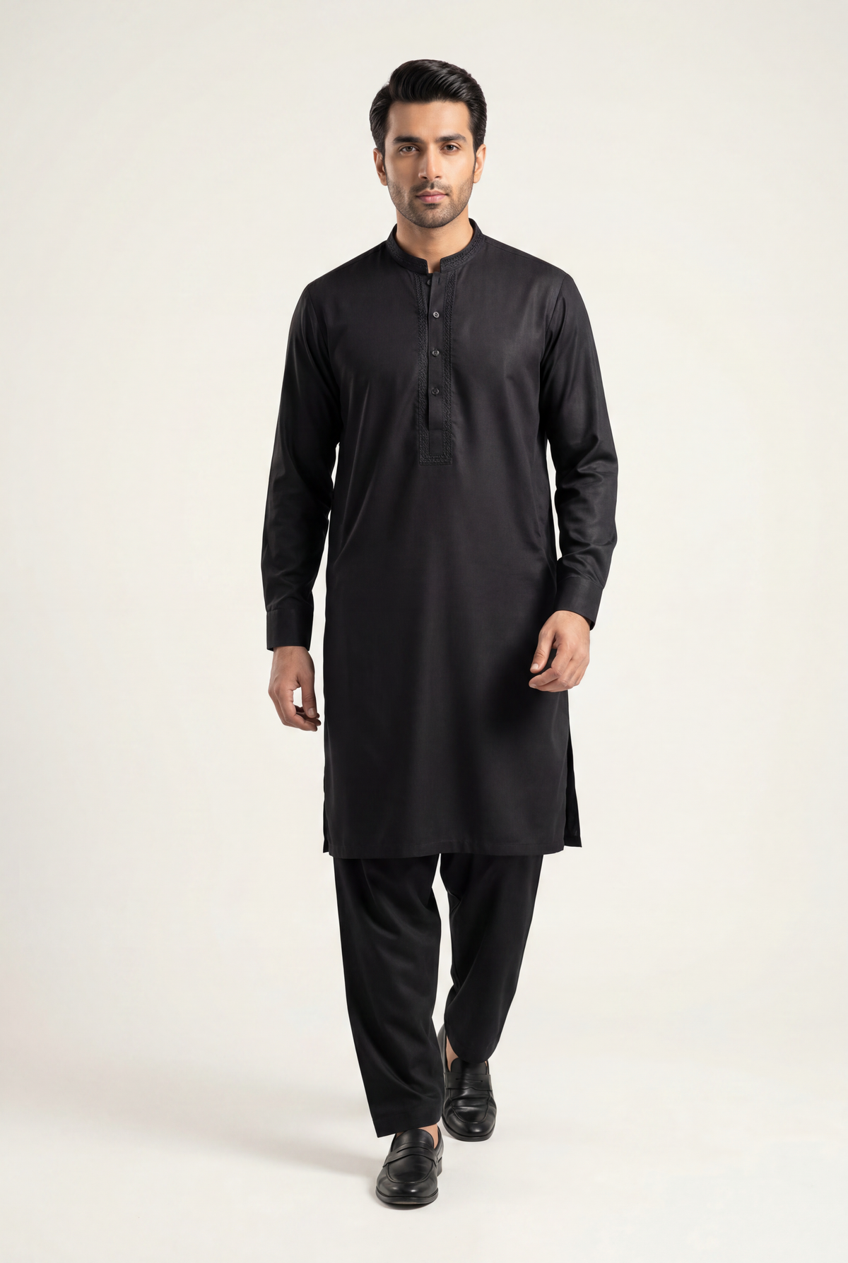 J. Black Shalwar Kameez 2-Piece - Men's - AI Photo