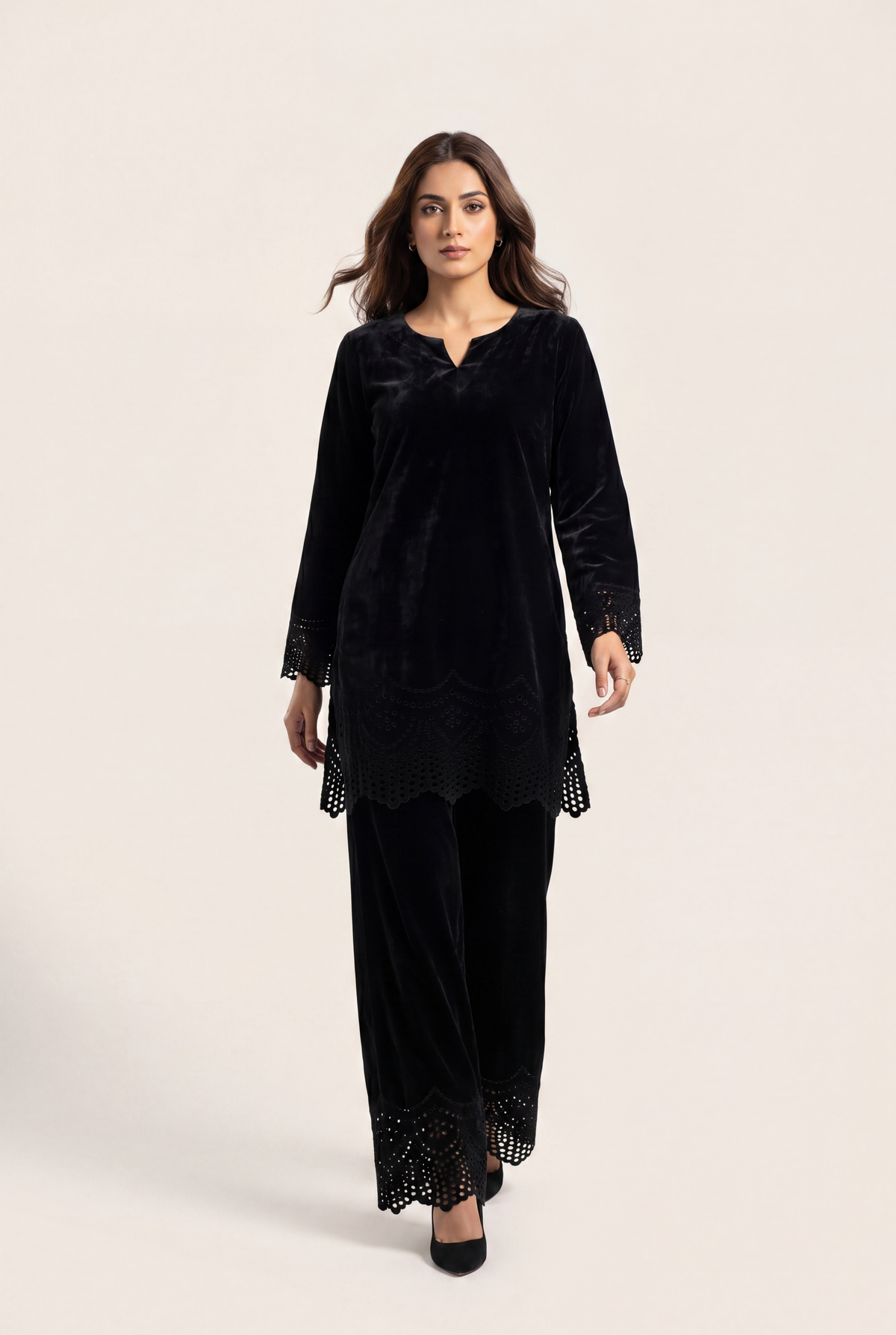 Bandhan Black Shirt 2-Piece - AI Photo