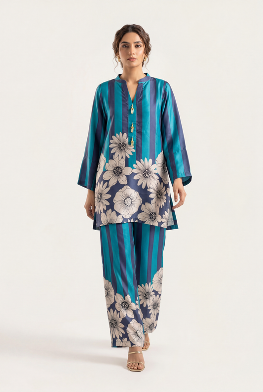 Bandhan Ferozi Shirt 2-Piece - AI Photo