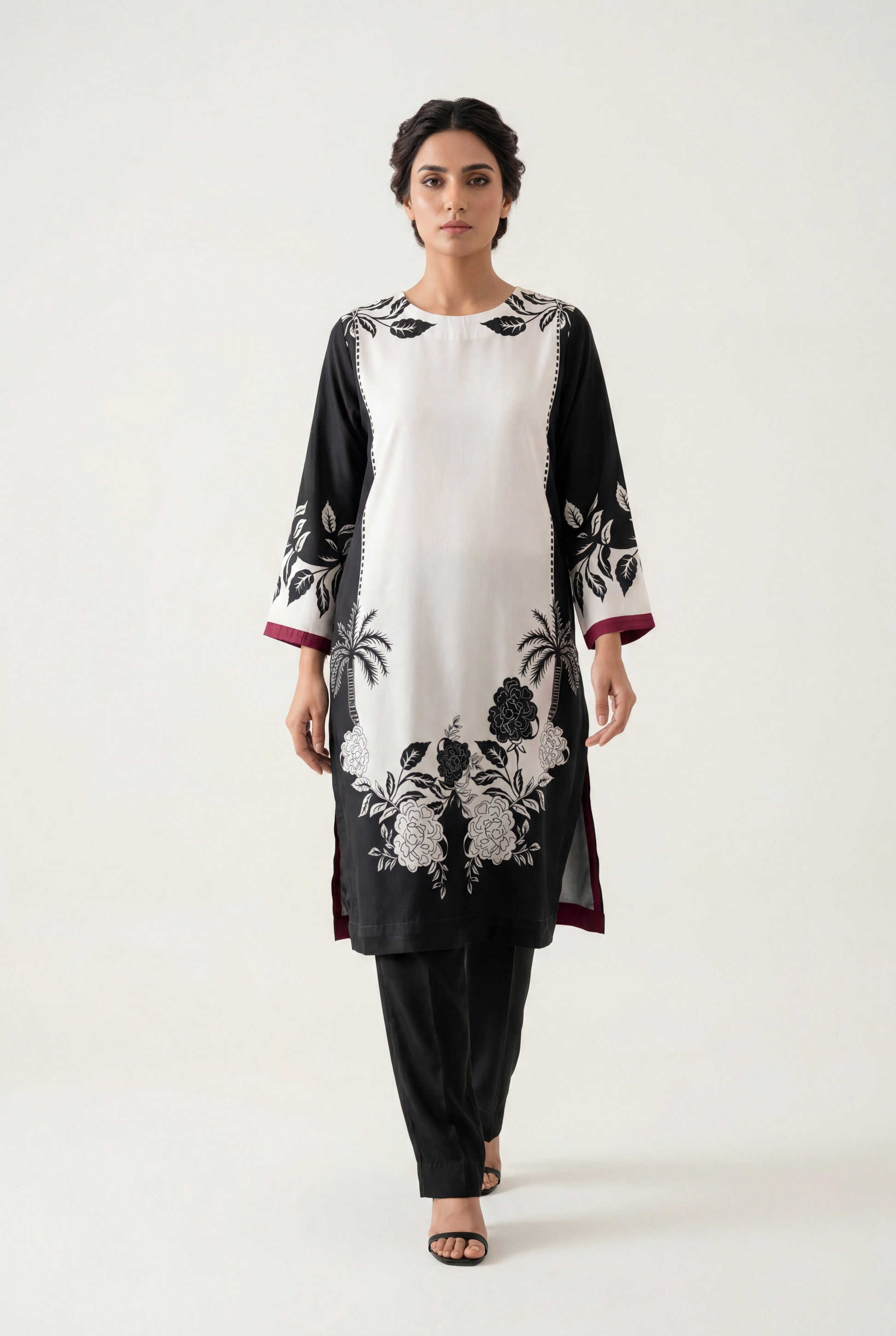 Bandhan Multi Long Shirt 2-Piece - AI Photo