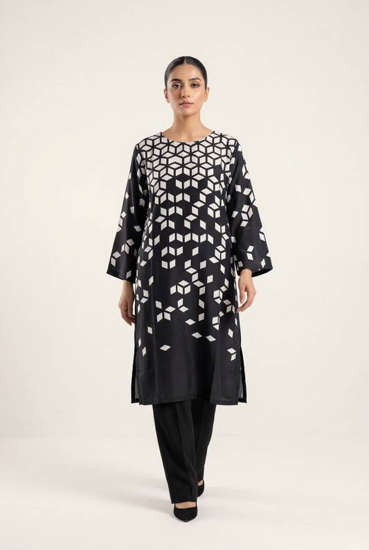 Bandhan Multi Long Shirt 2-Piece - AI Photo