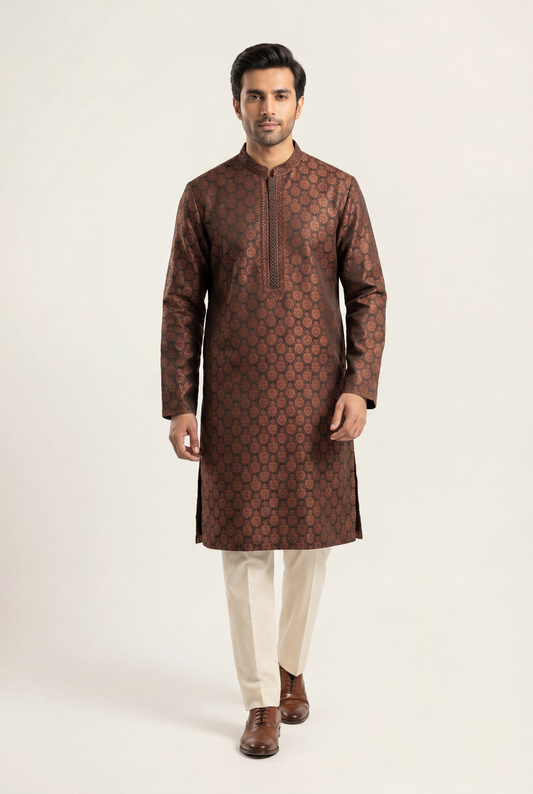 J. Copper Sherwani 1-Piece - Men's - AI Photo