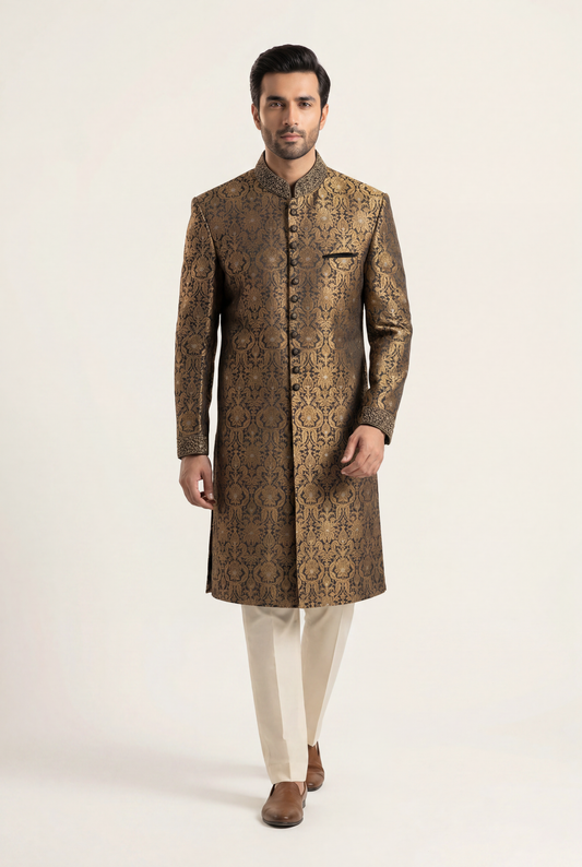 J. Black Sherwani 1-Piece - Men's - AI Photo