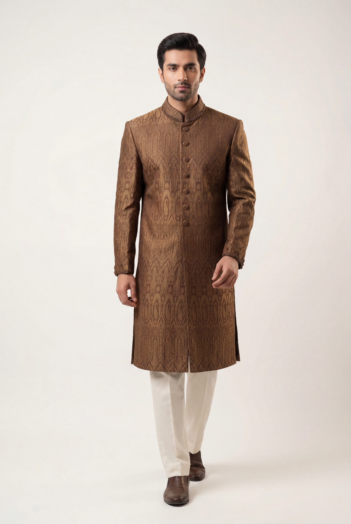 J. Brown Sherwani 1-Piece - Men's - AI Photo