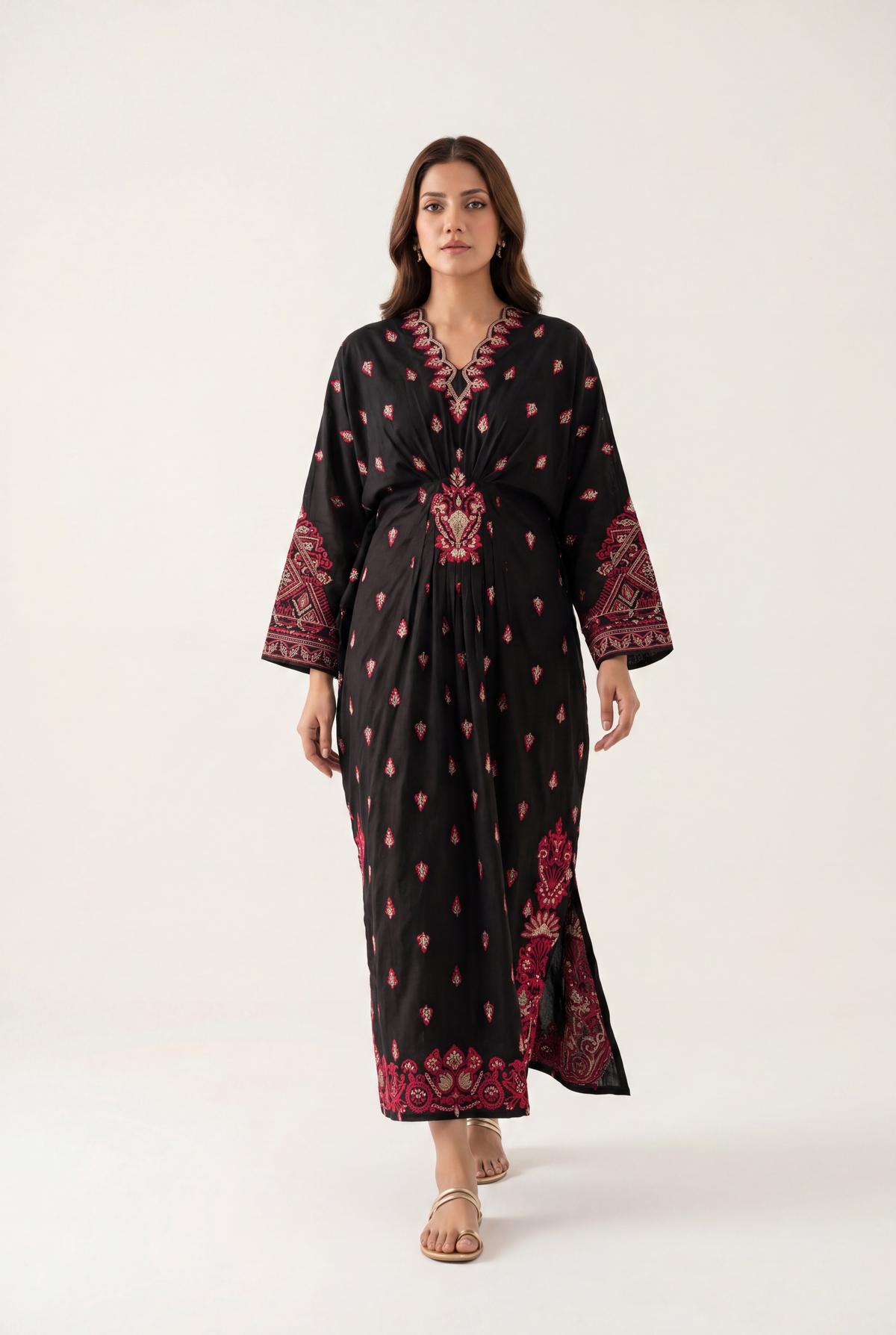 Bandhan Black Kaftan 1-Piece - AI Photo