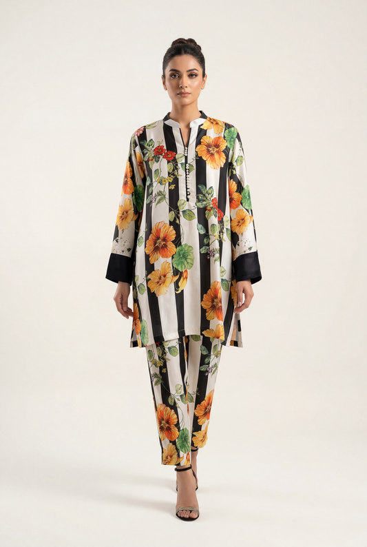 Bandhan Black Shirt 2-Piece - AI Photo
