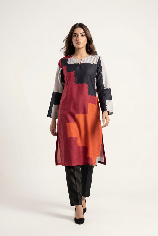 Bandhan Multi Long Shirt 2-Piece - AI Photo