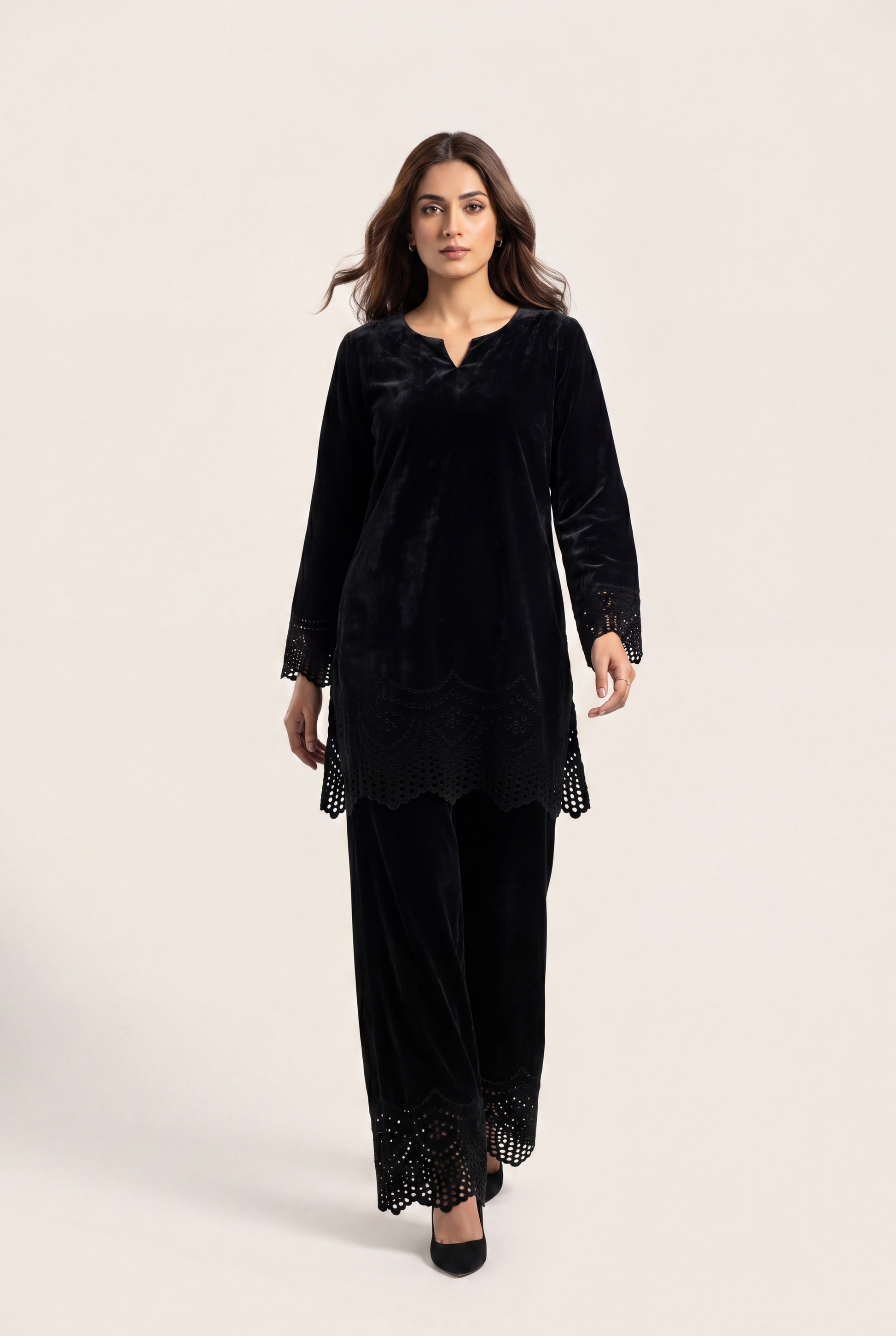 Bandhan Black Shirt 2-Piece - AI Photo