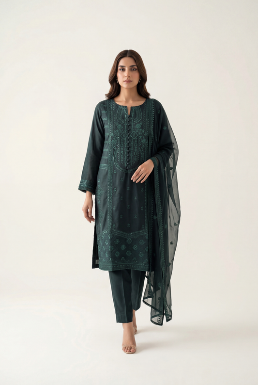 Bandhan Mongia Shirt 3-Piece - AI Photo