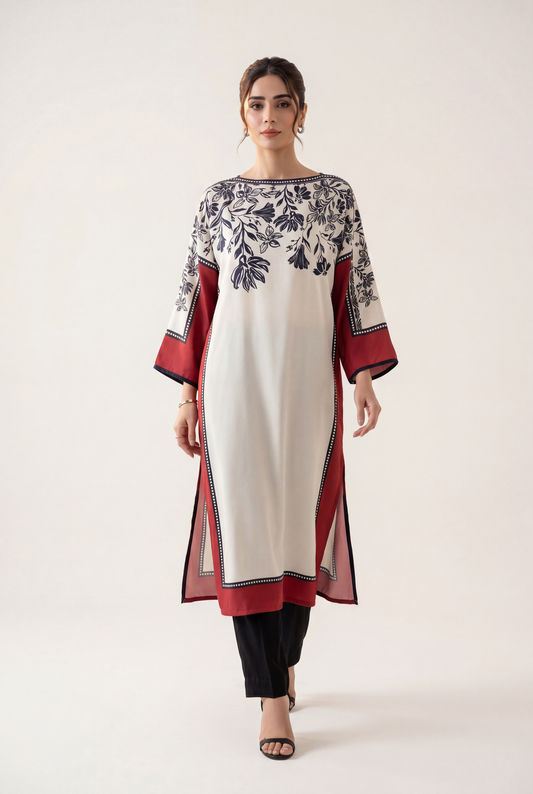 Bandhan Multi Long Shirt 2-Piece - AI Photo