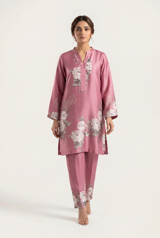Bandhan Pink Shirt 2-Piece - AI Photo