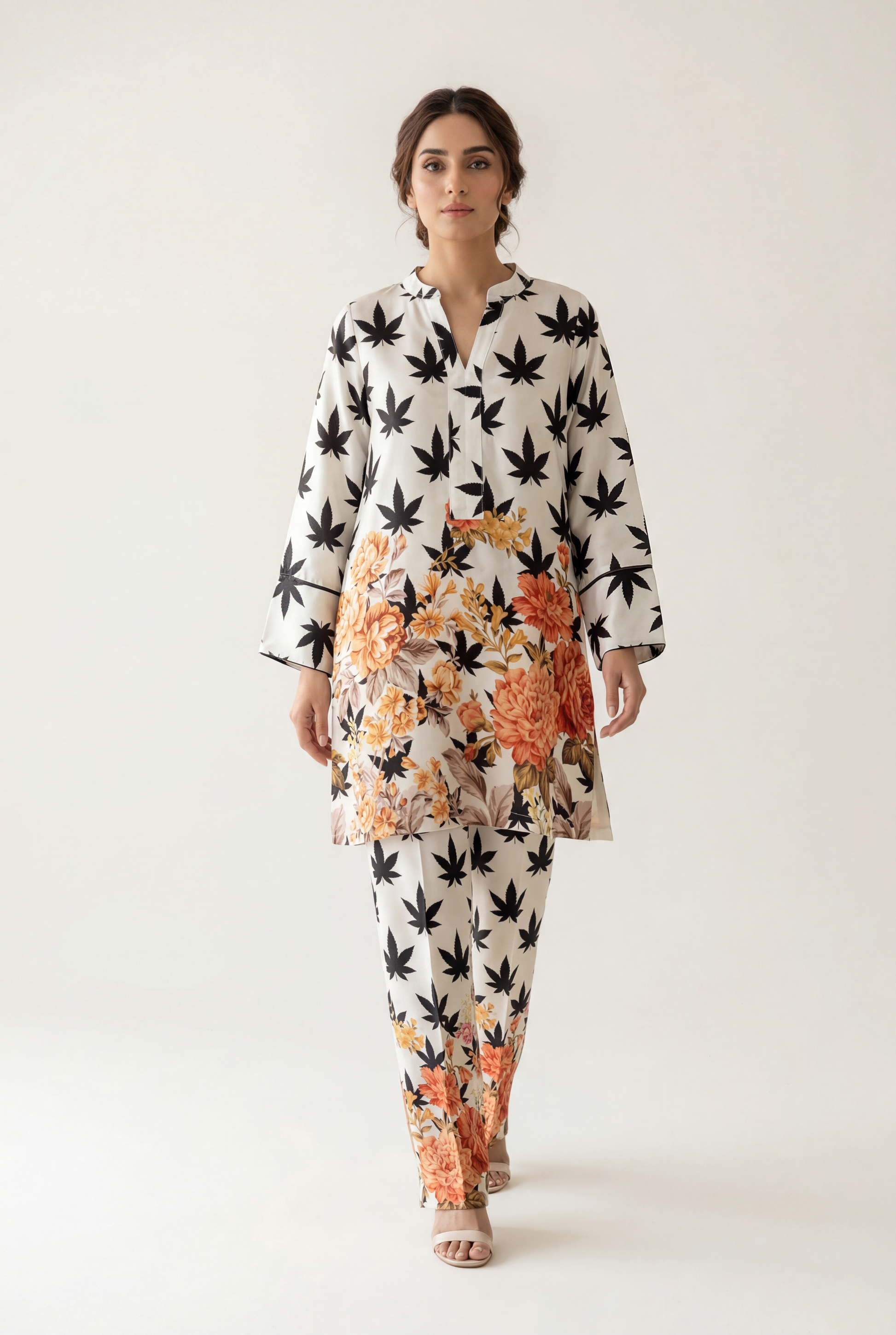 Bandhan Black Shirt 2-Piece - AI Photo