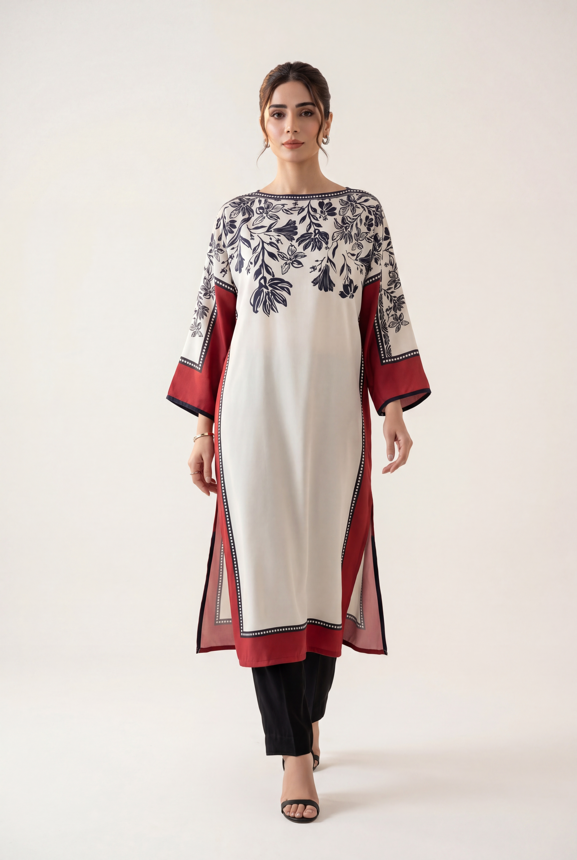 Bandhan Multi Long Shirt 2-Piece - AI Photo