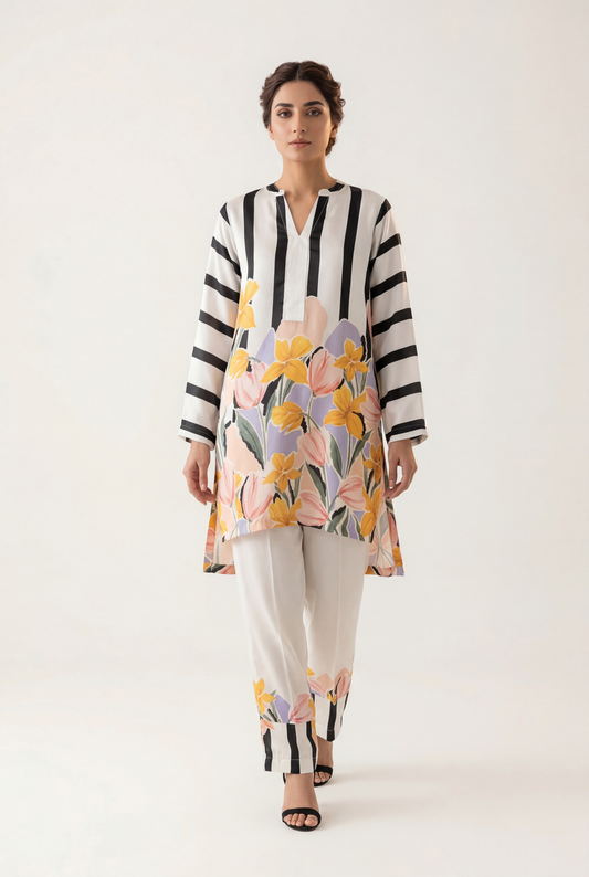 Bandhan Black Shirt 2-Piece - AI Photo